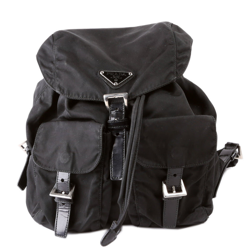 Nylon Backpack Small Black