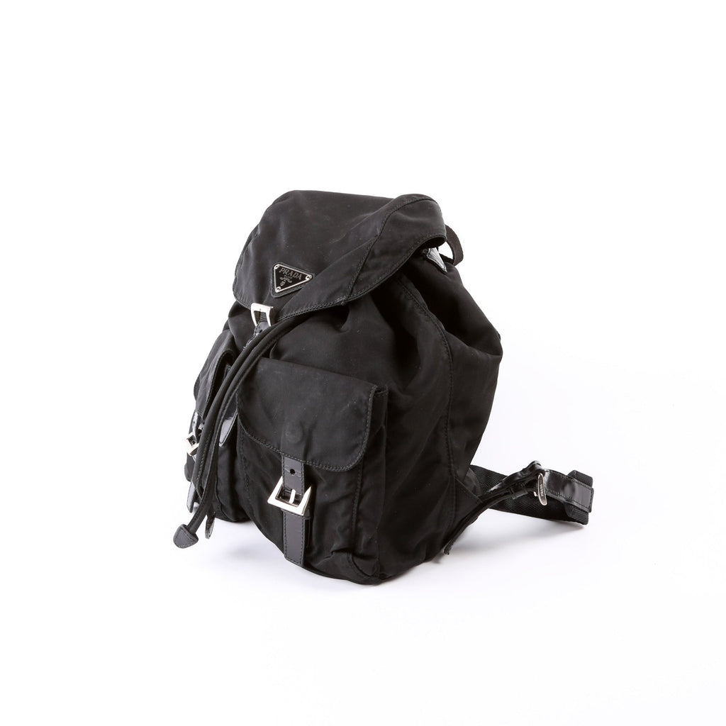 Nylon Backpack Small Black