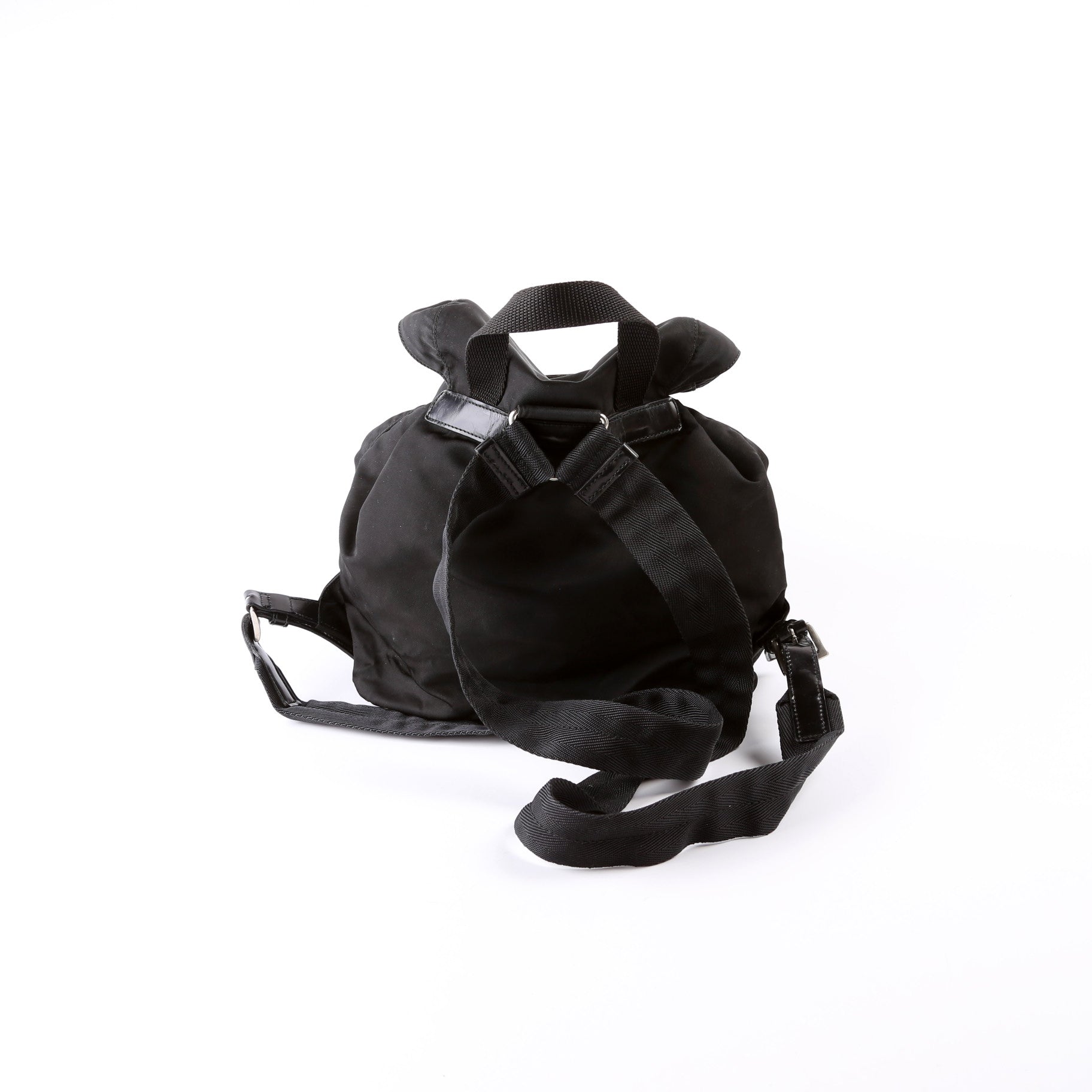 Nylon Backpack Small Black