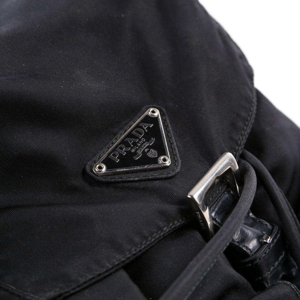 Nylon Backpack Small Black