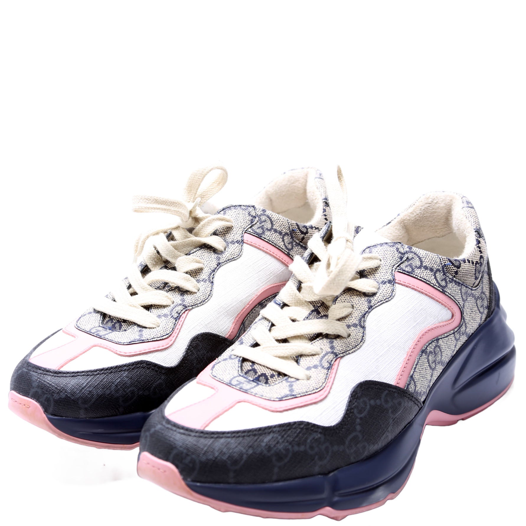 Rhyton Mixed GG Sneakers Size 37 Multi