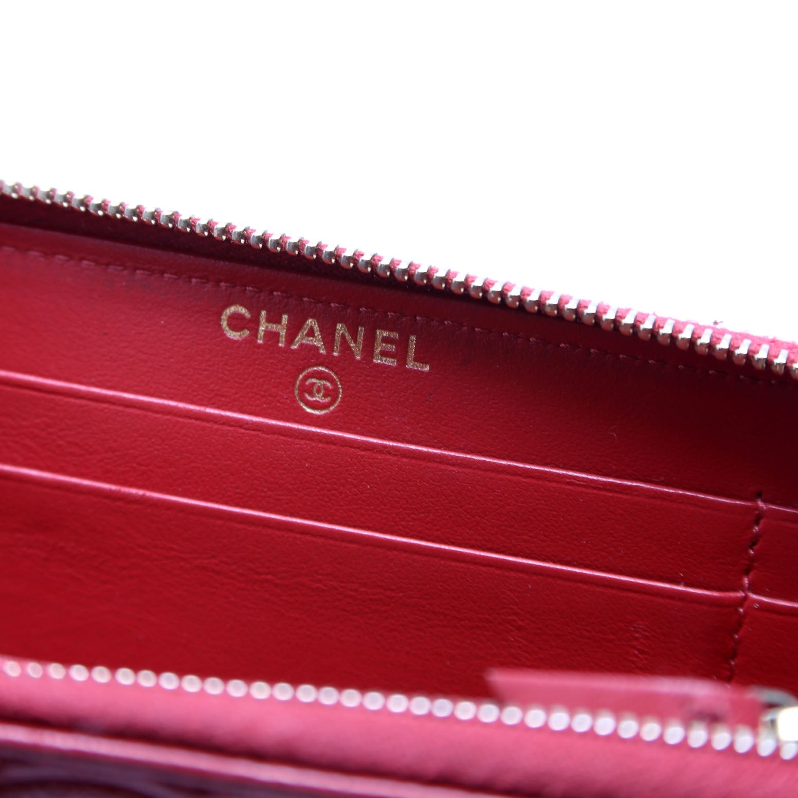 Camellia Medium Zip Around Wallet Red