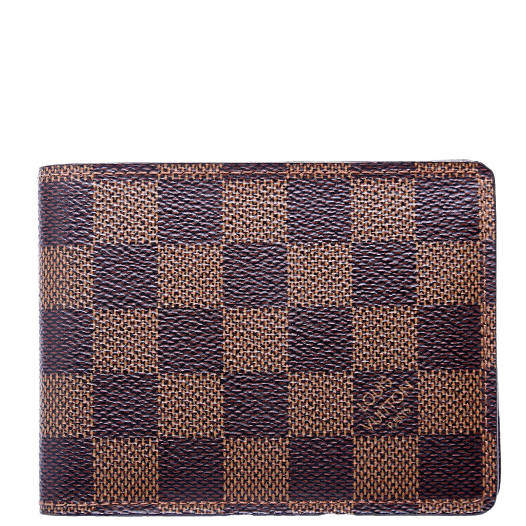 Mens Multiple Wallet Damier Ebene