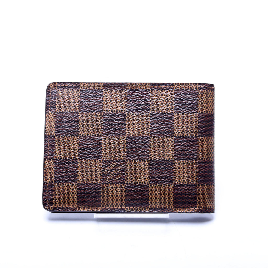 Mens Multiple Wallet Damier Ebene