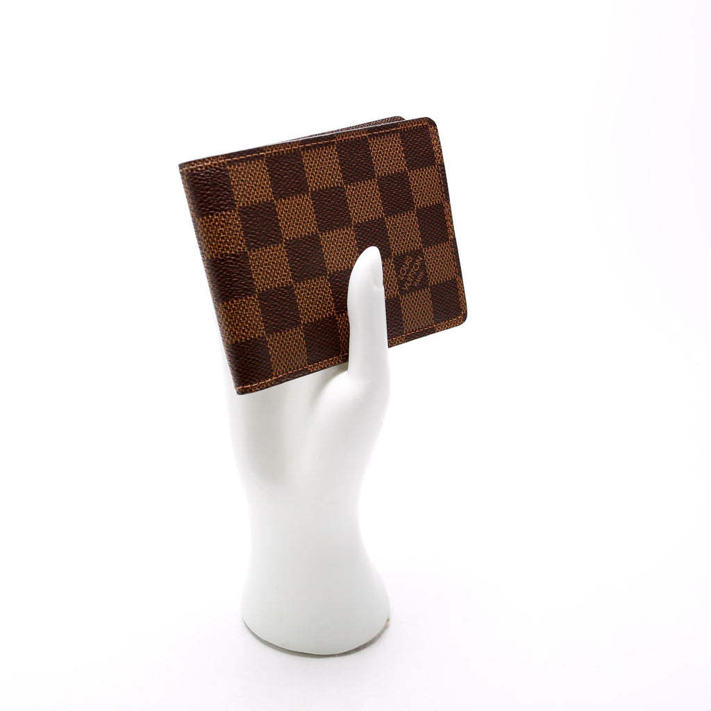 Mens Multiple Wallet Damier Ebene