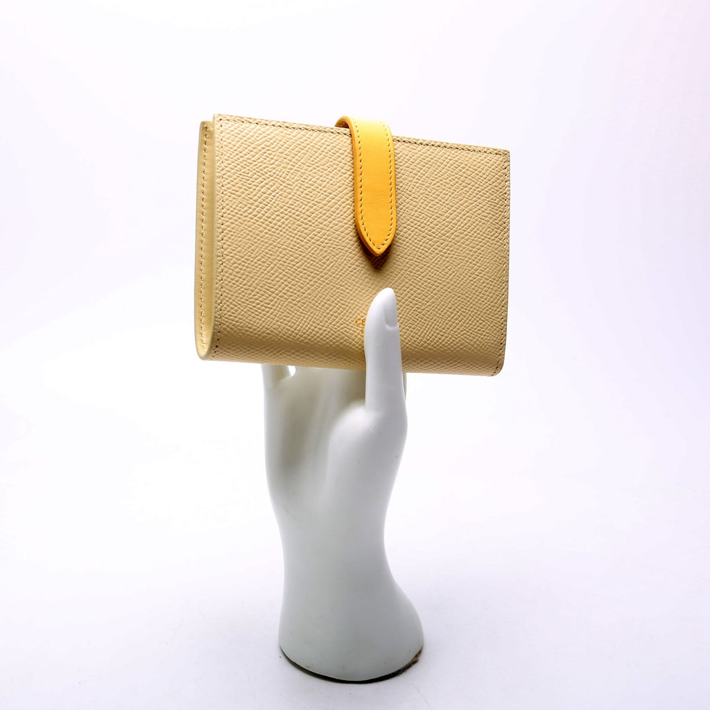 Multifunction Strap Wallet Medium Beige