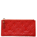 Pochette Felicie Zip Insert Only Empreinte Red