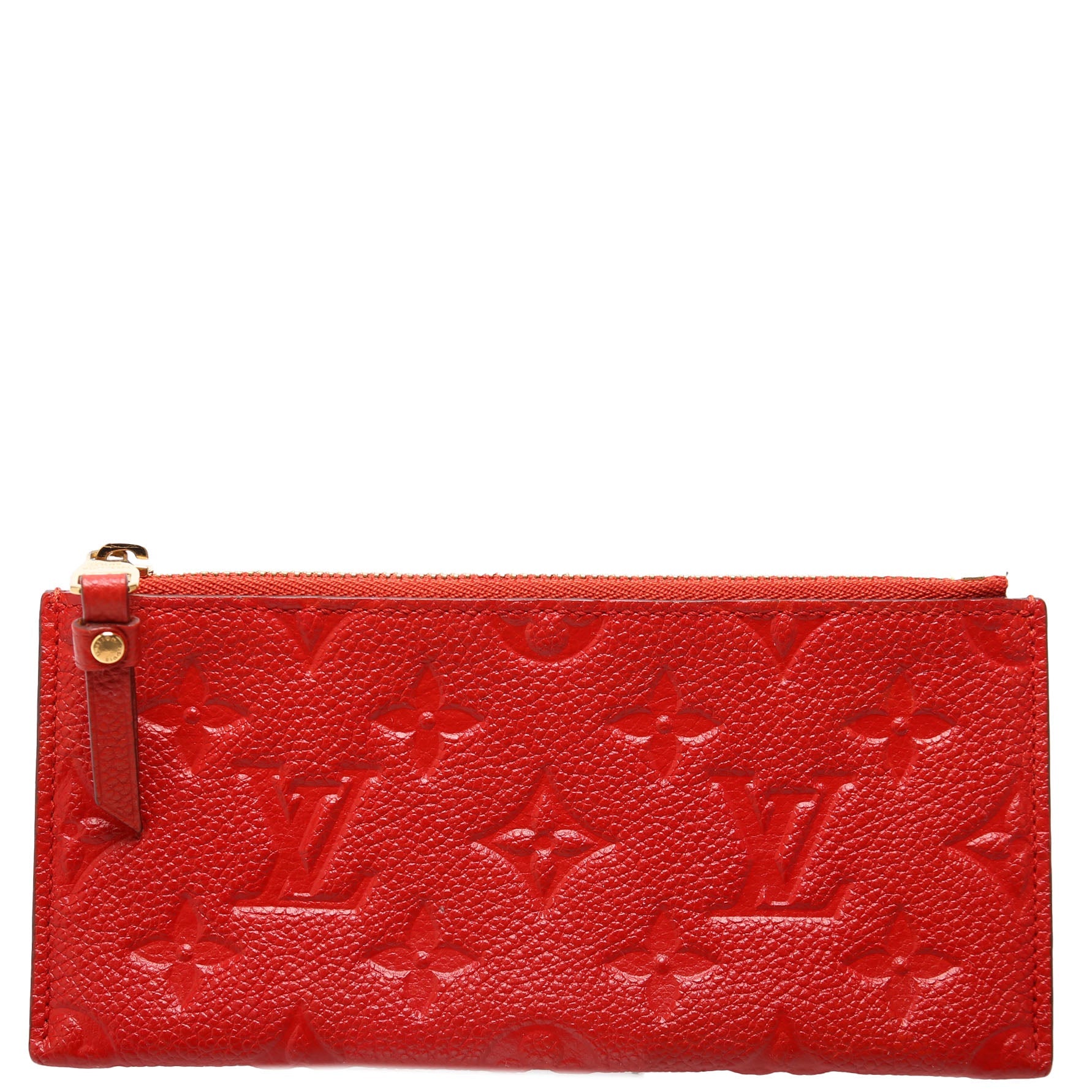 Pochette Felicie Zip Insert Only Empreinte Red
