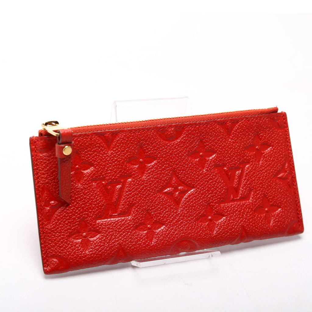 Pochette Felicie Zip Insert Only Empreinte Red