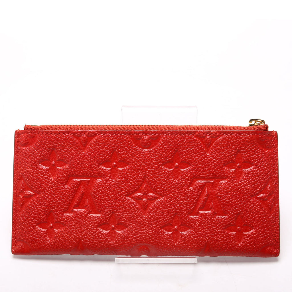 Pochette Felicie Zip Insert Only Empreinte Red