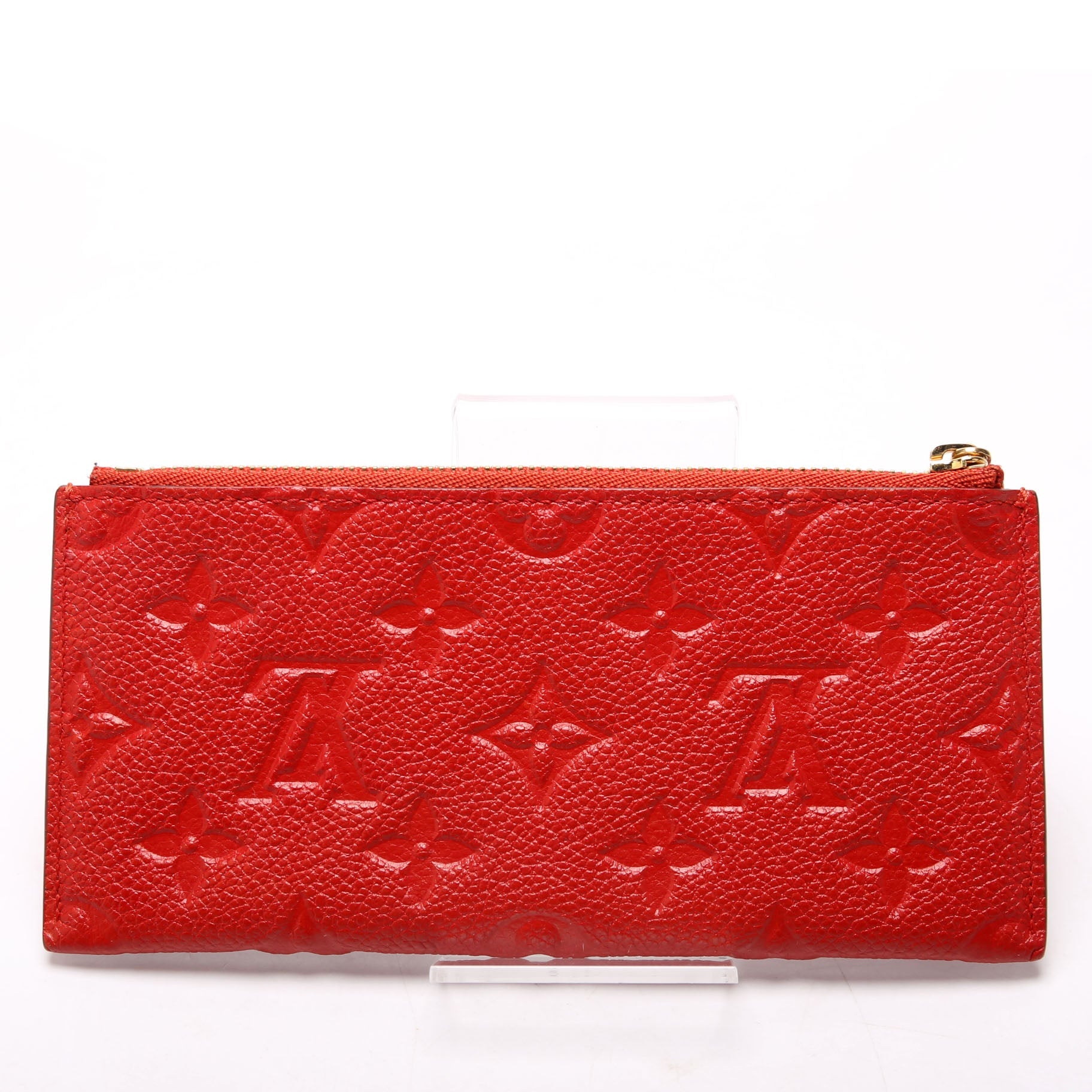 Pochette Felicie Zip Insert Only Empreinte Red