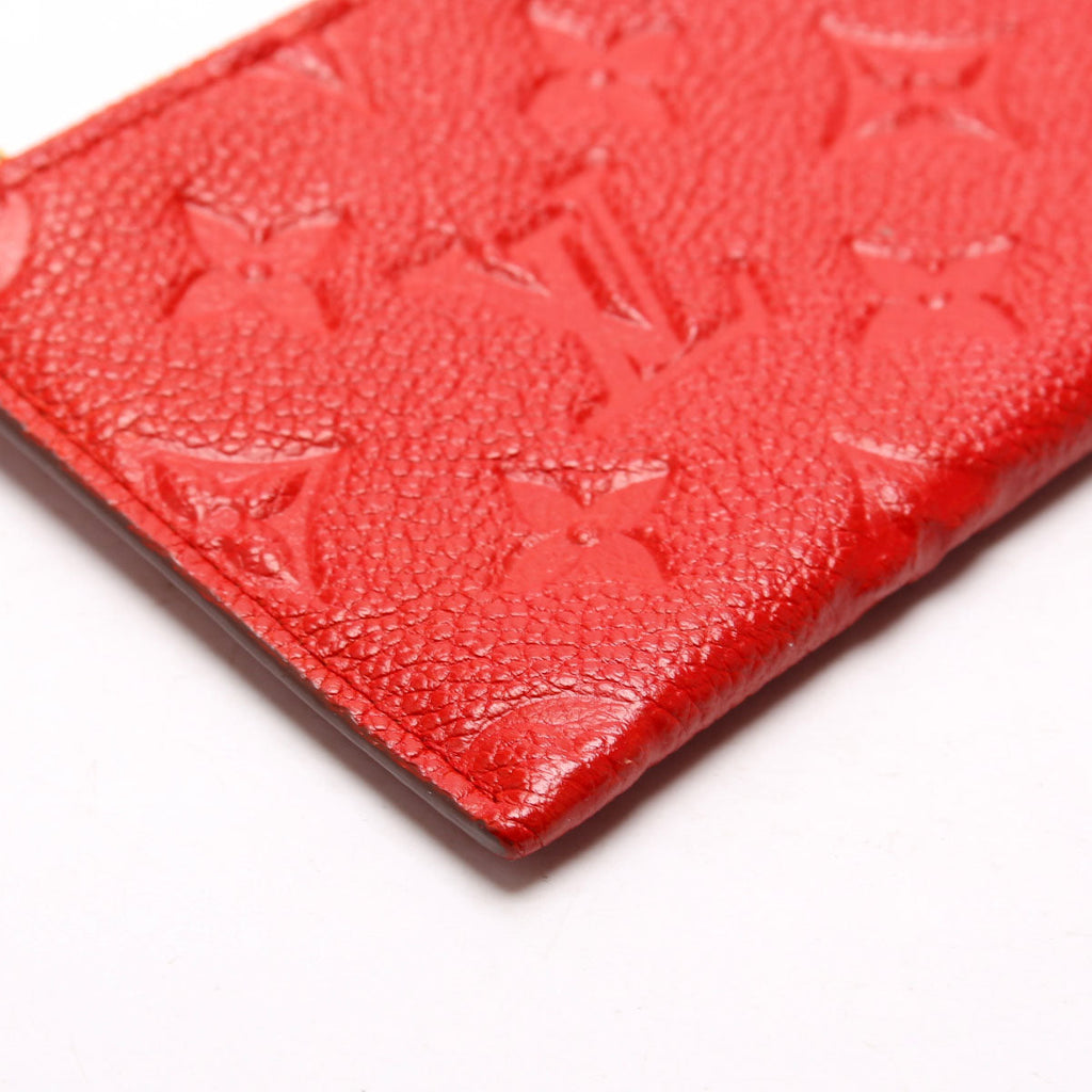 Pochette Felicie Zip Insert Only Empreinte Red