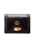 Gucci 658244 Diana Card Case Wallet Black