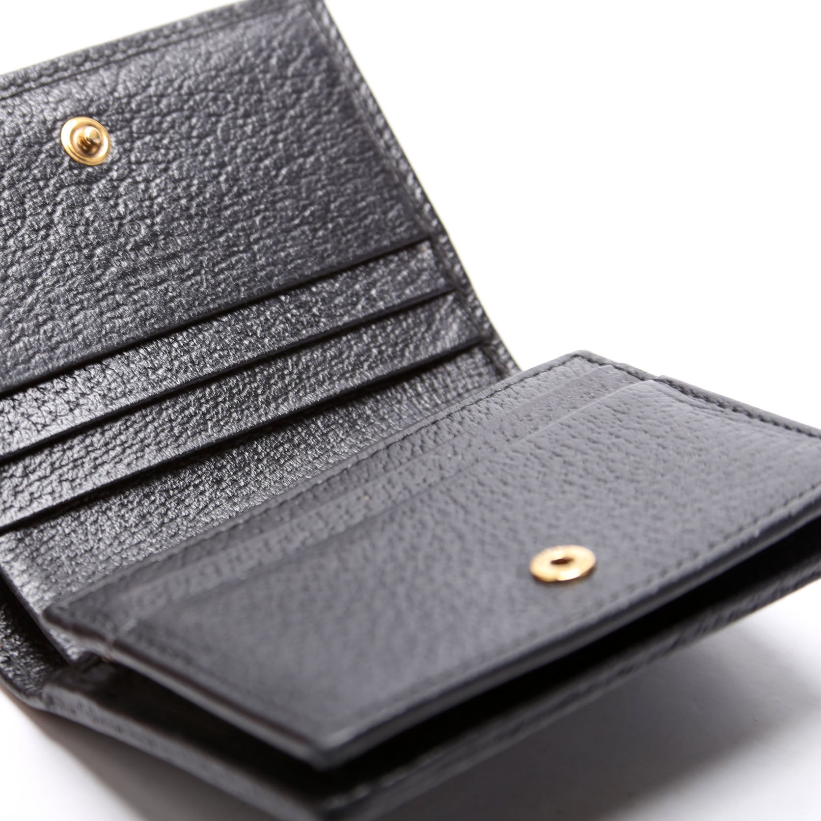 Gucci 658244 Diana Card Case Wallet Black