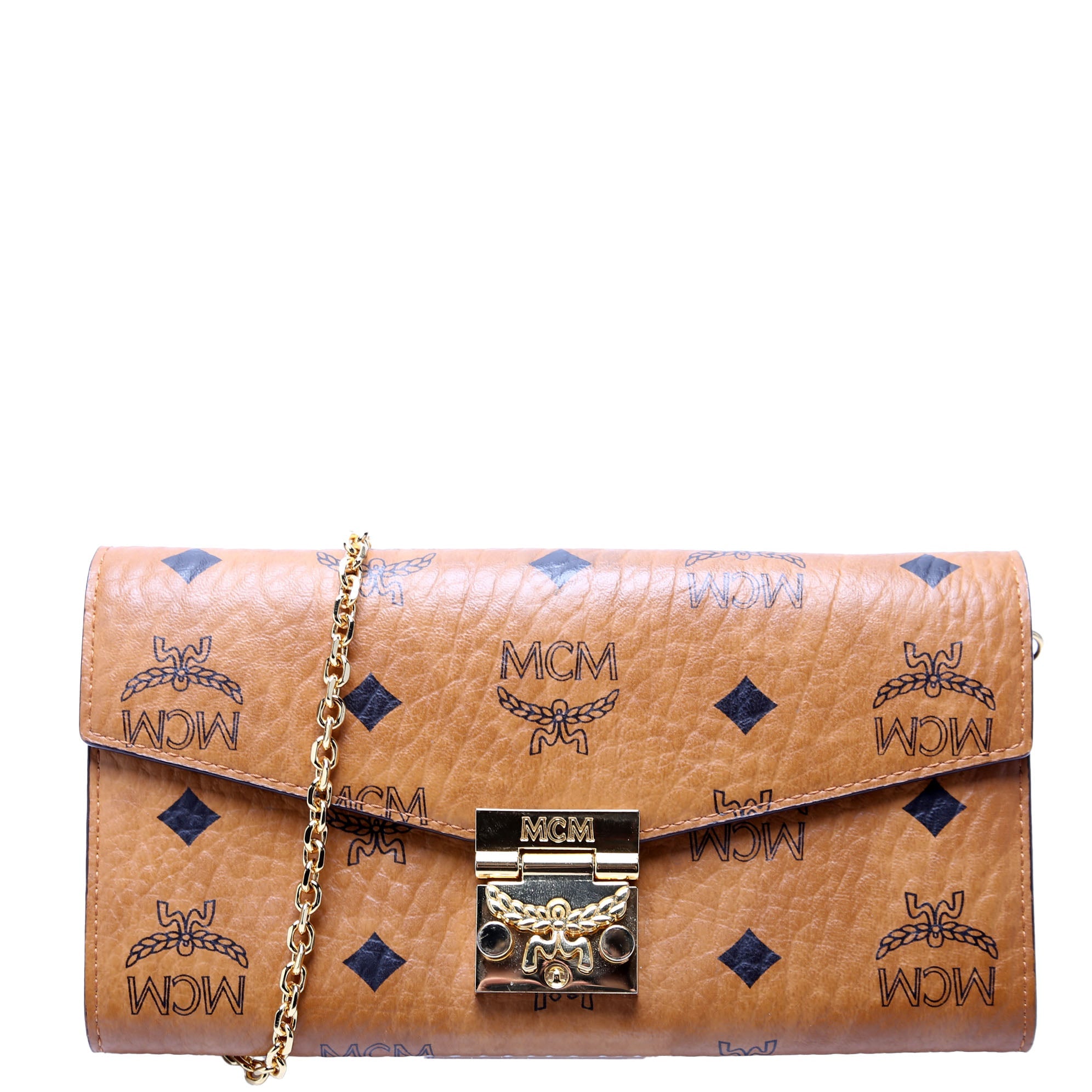 Visetos Tracy Chain Wallet Cognac