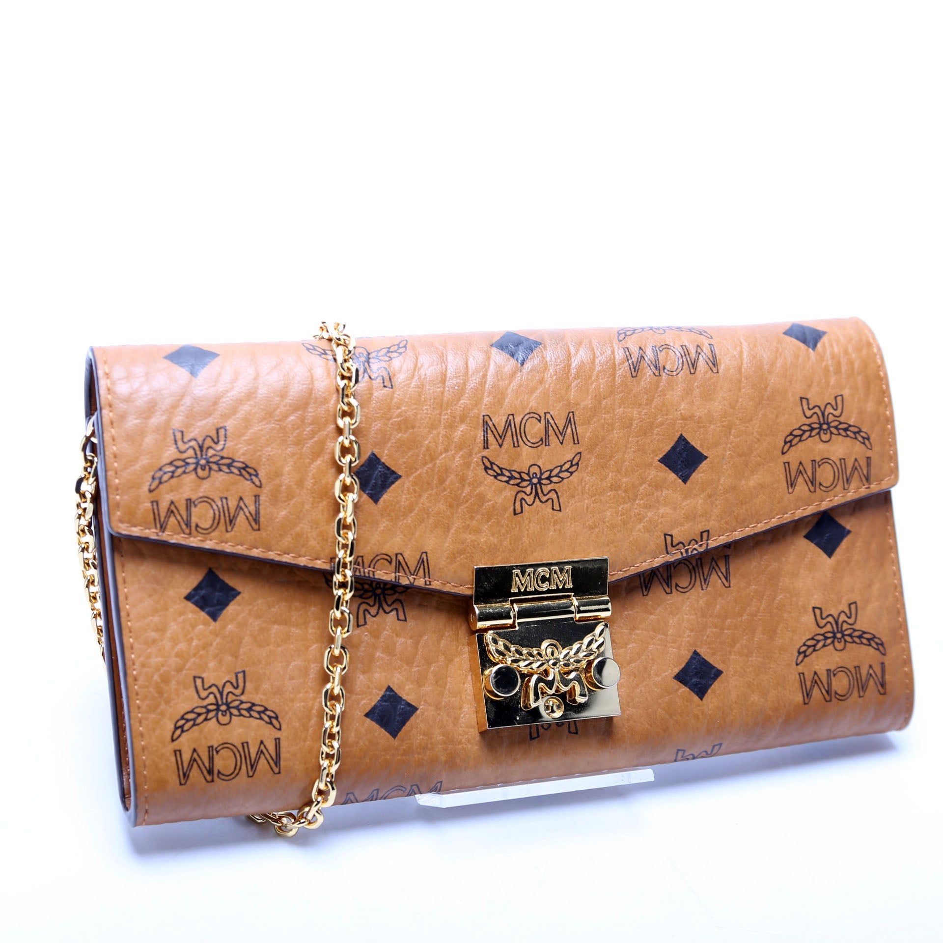Visetos Tracy Chain Wallet Cognac