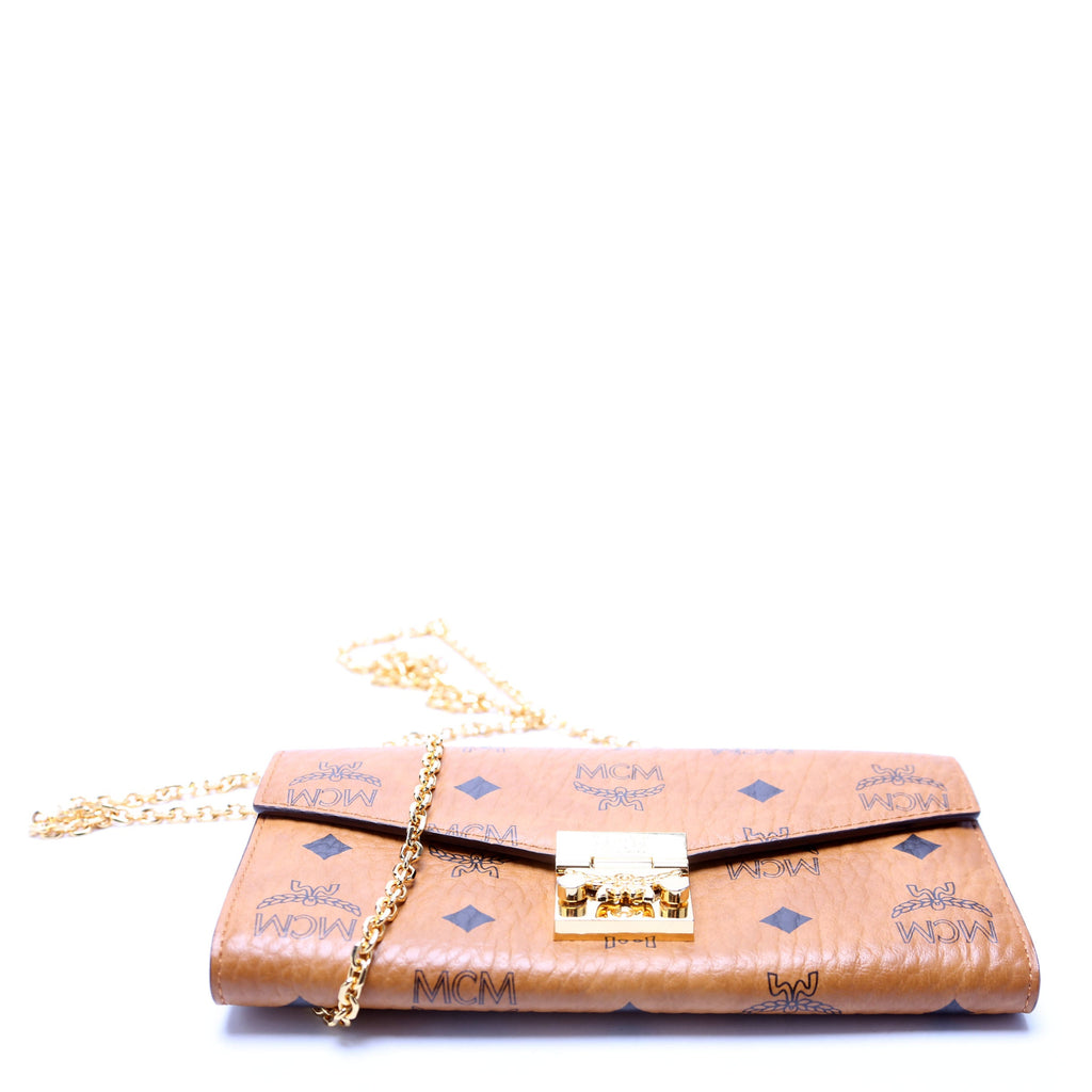 Visetos Tracy Chain Wallet Cognac