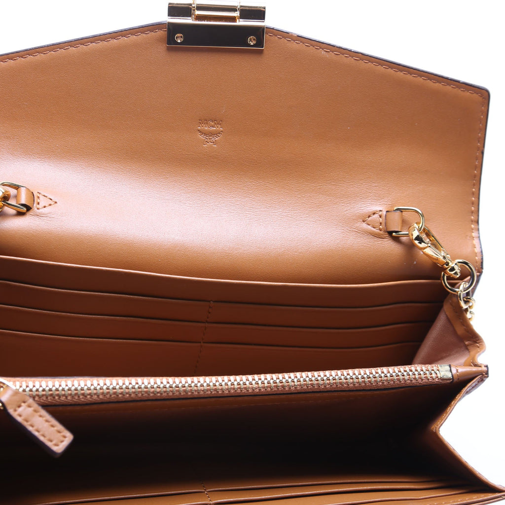 Visetos Tracy Chain Wallet Cognac