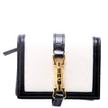 Gucci 645536 Leather Jackie Wallet Black/Cream
