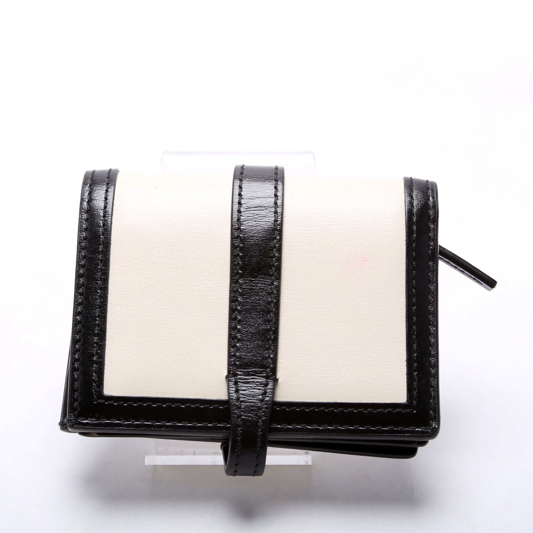 Gucci 645536 Leather Jackie Wallet Black/Cream