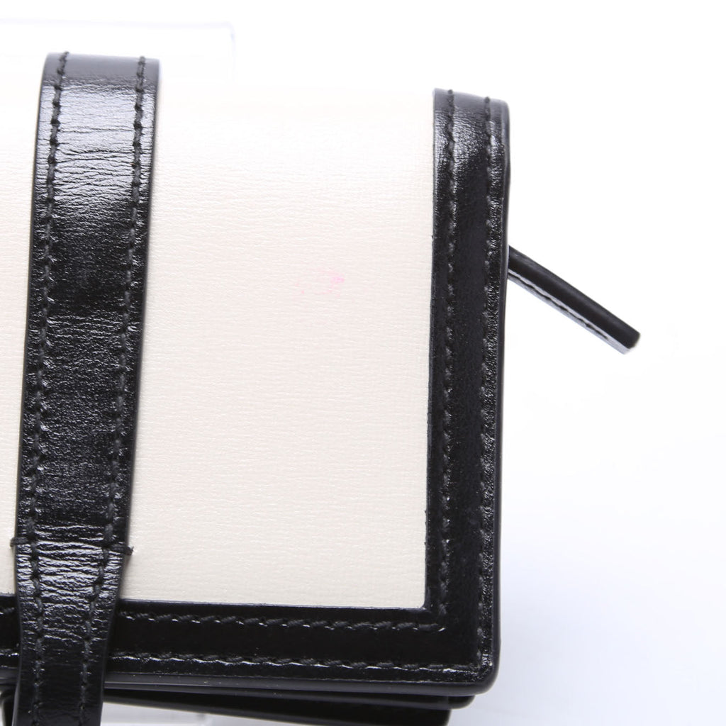 Gucci 645536 Leather Jackie Wallet Black/Cream