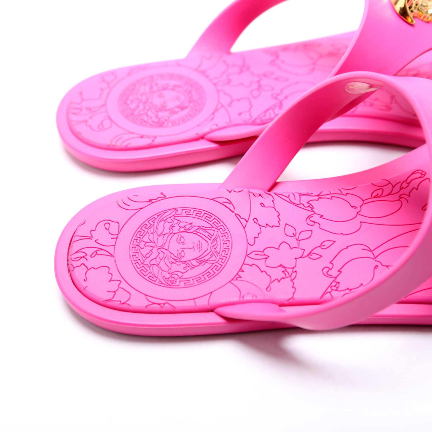 Medusa Thong Sandals Rubber Size 37.5 Pink