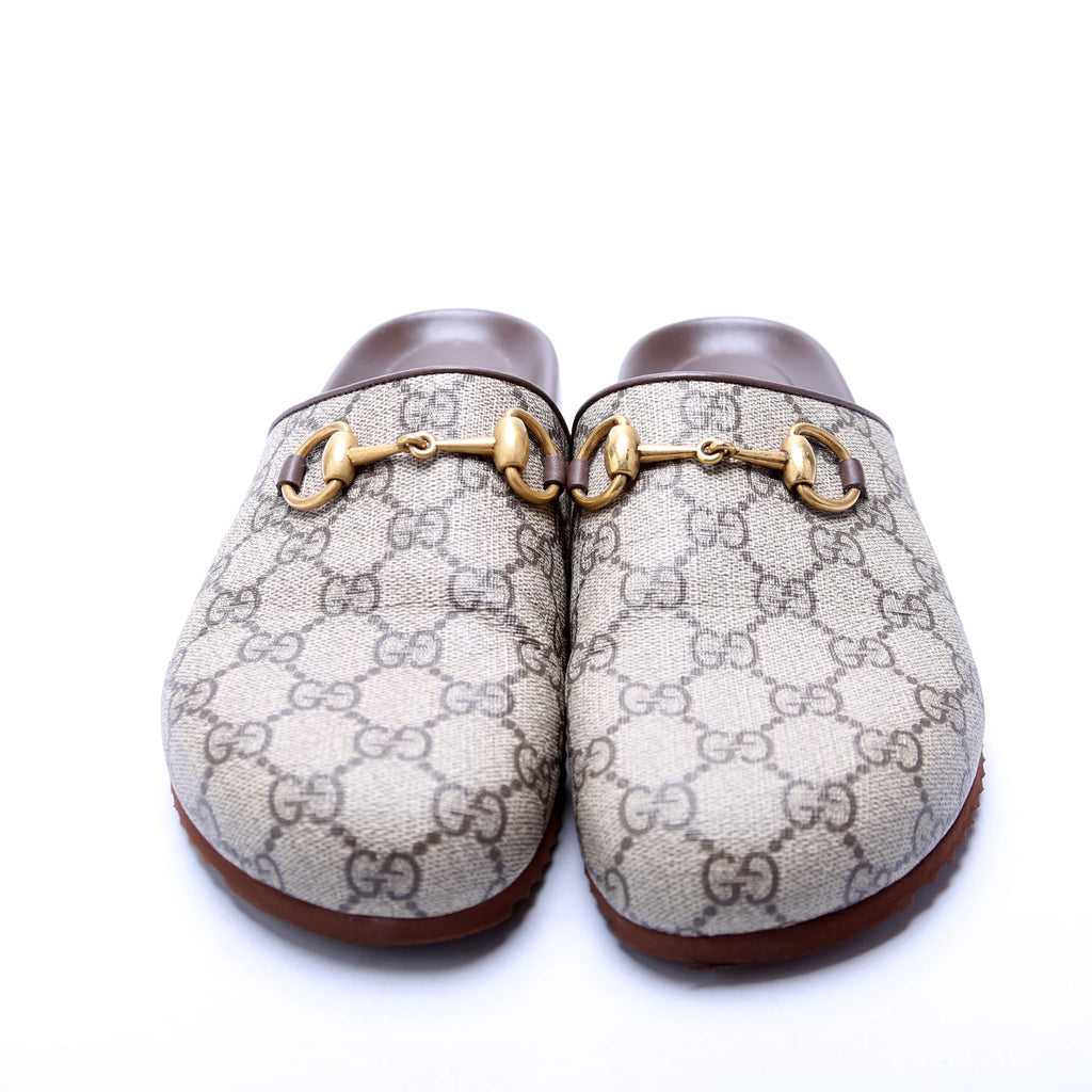 Horsebit GG Supreme Mules Size 36.5 Brown