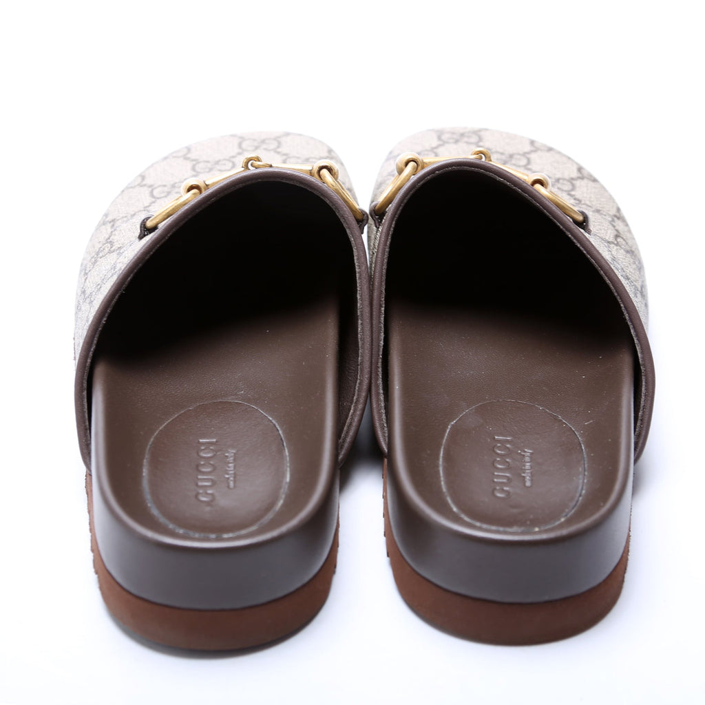 Horsebit GG Supreme Mules Size 36.5 Brown