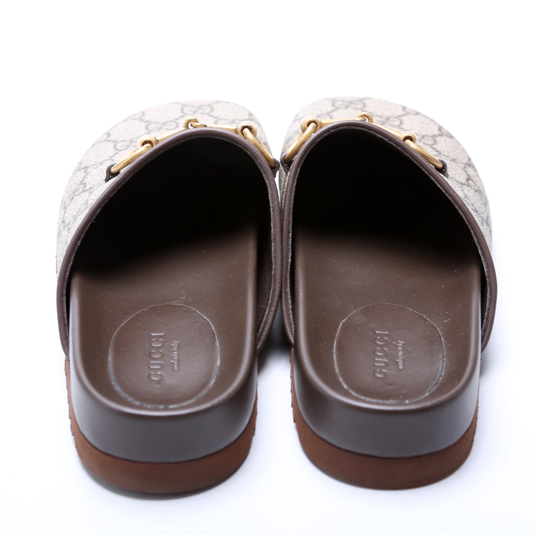 Horsebit GG Supreme Mules Size 36.5 Brown