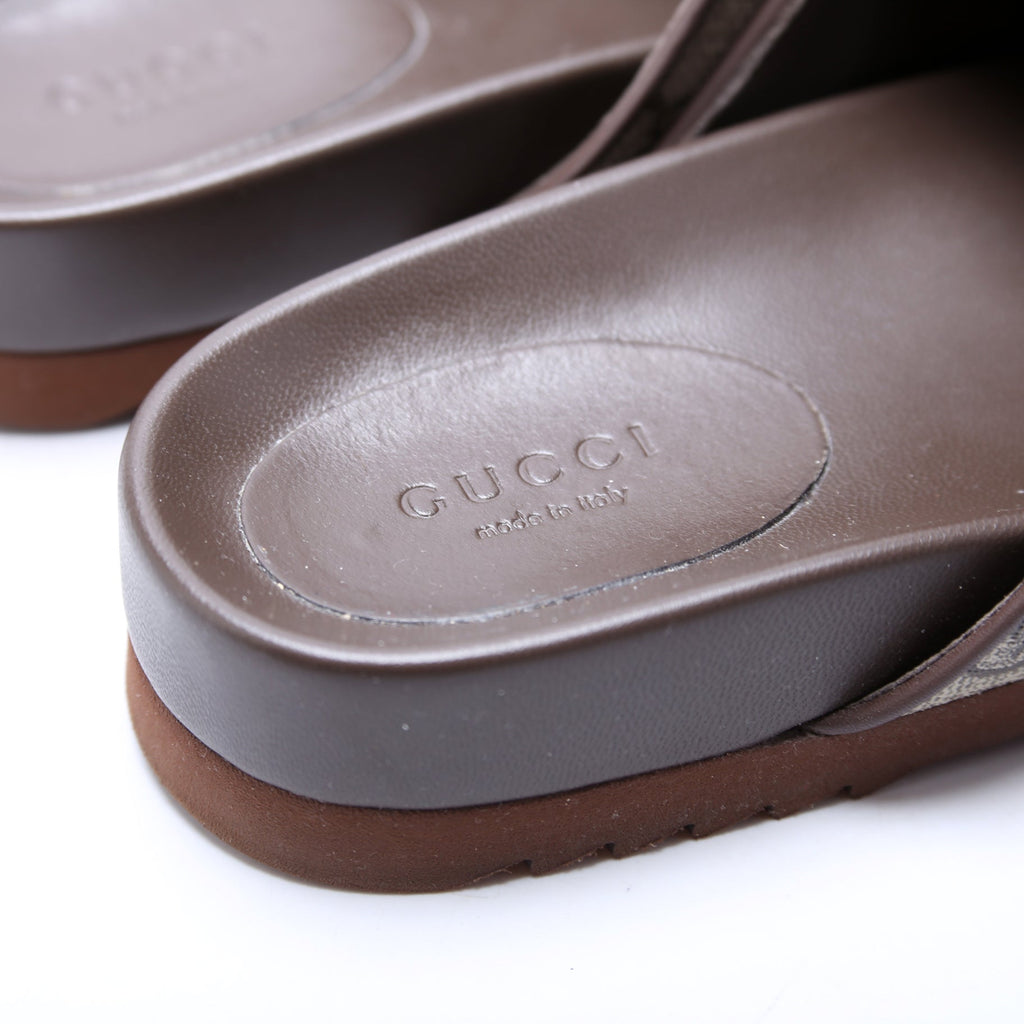 Horsebit GG Supreme Mules Size 36.5 Brown