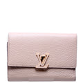Capucines Wallet Compact Beige