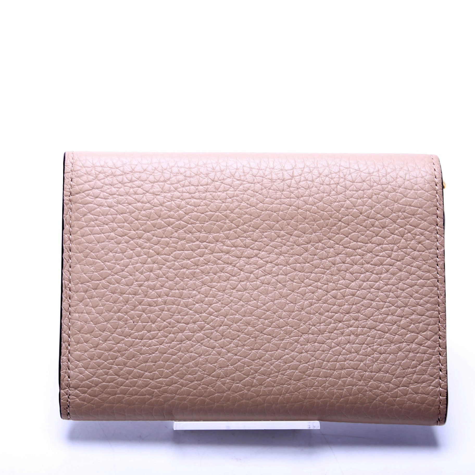 Capucines Wallet Compact Beige