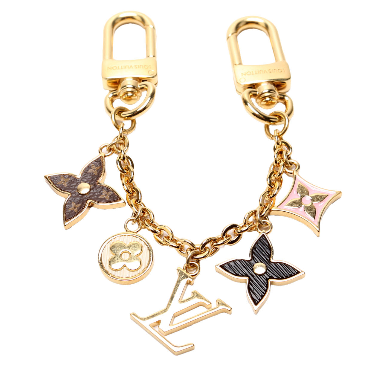 Spring Street Chain Bag Charm Gold/Multi
