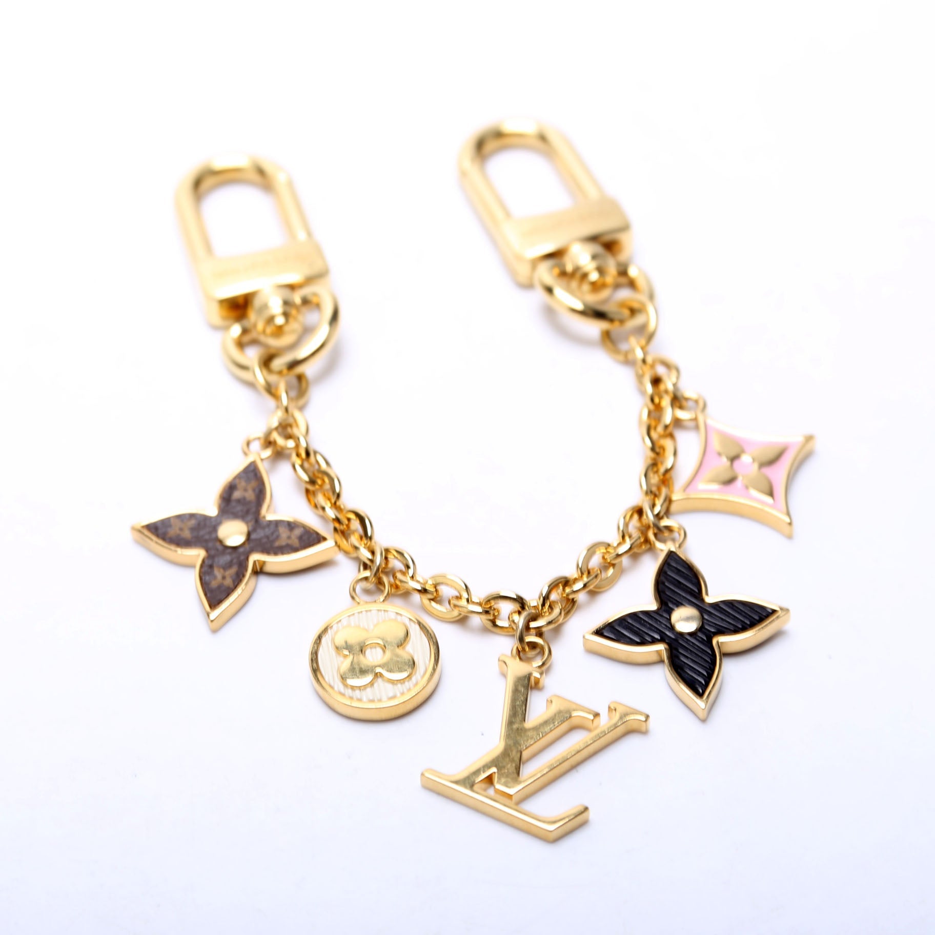 Spring Street Chain Bag Charm Gold/Multi