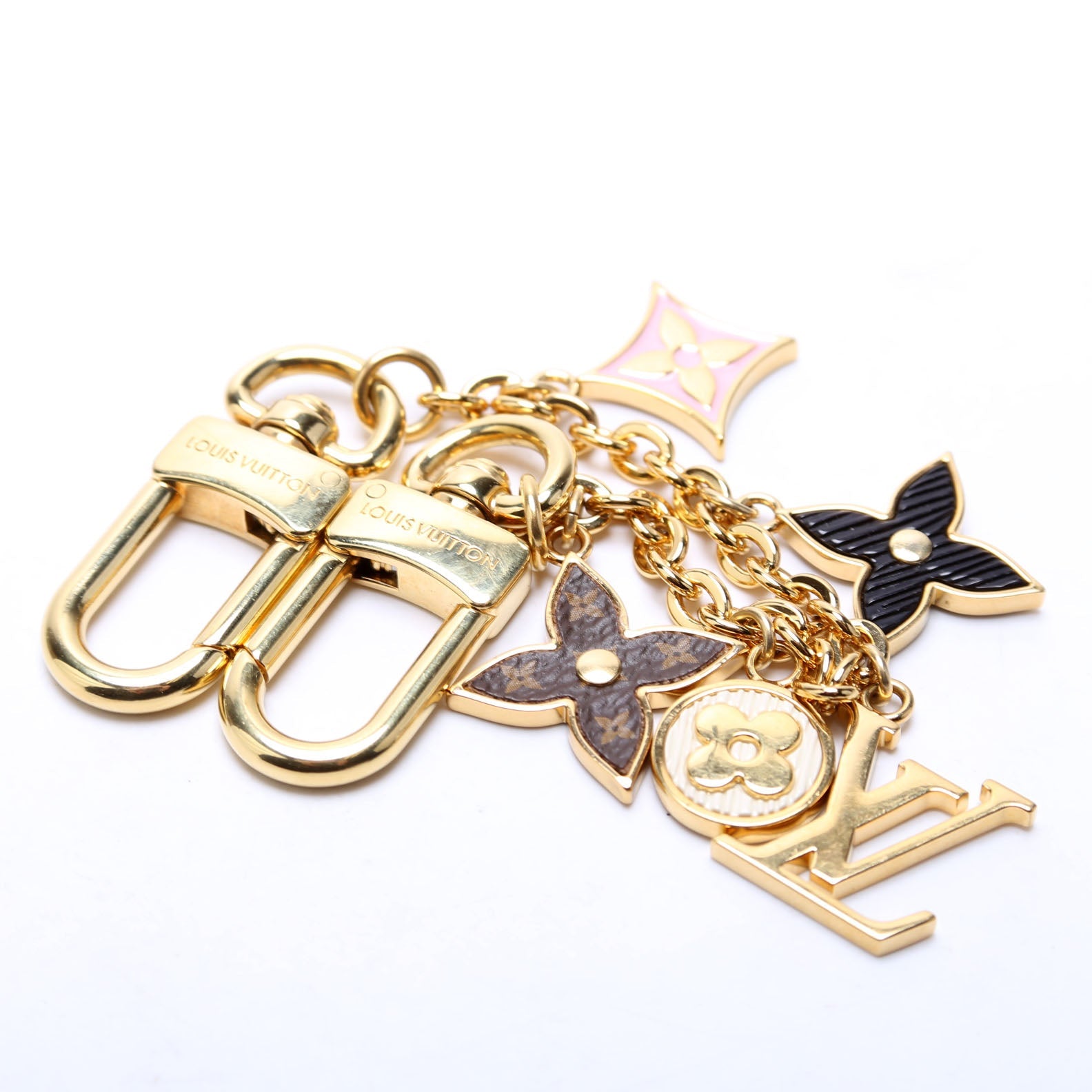 Spring Street Chain Bag Charm Gold/Multi