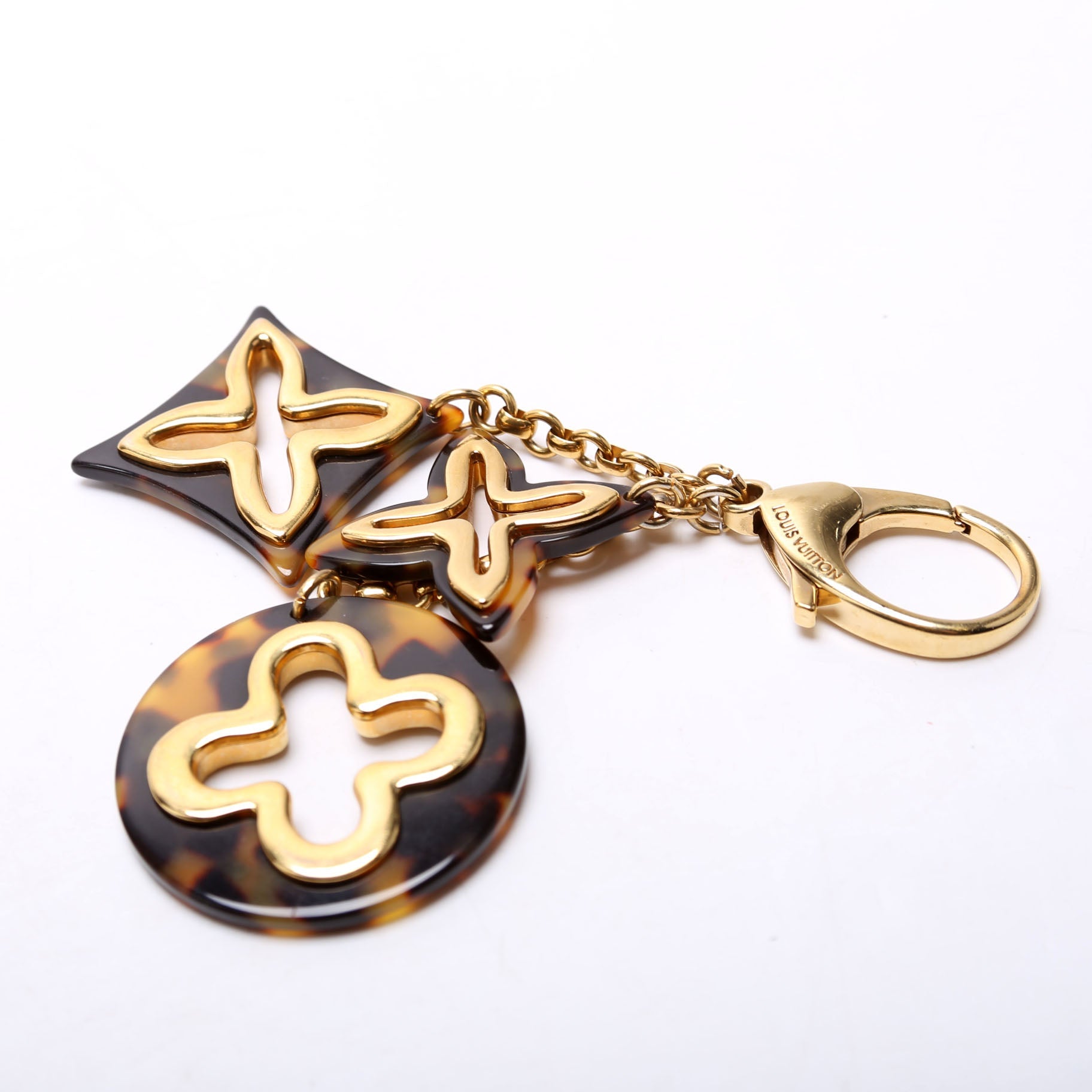 Insolence Bag Charm Gold/Brown