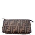7N0037 Zucca Fabric Mini Cosmetic Pouch Brown