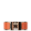Hermes Clic Clac Wide PM Bracelet Silver/Orange