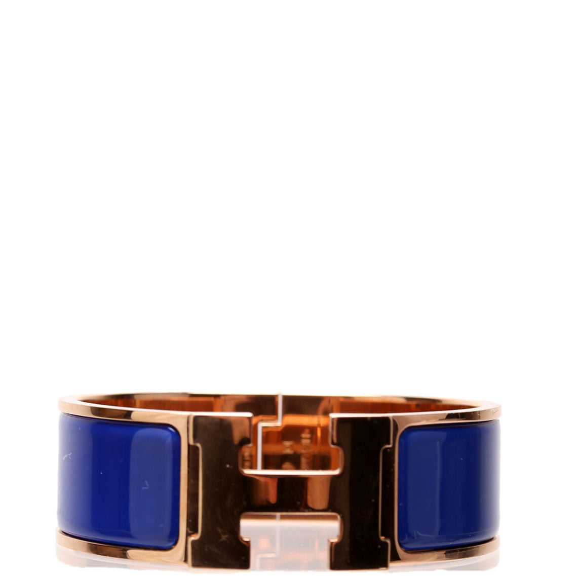 Clic Clac Wide PM Bracelet Gold/Blue