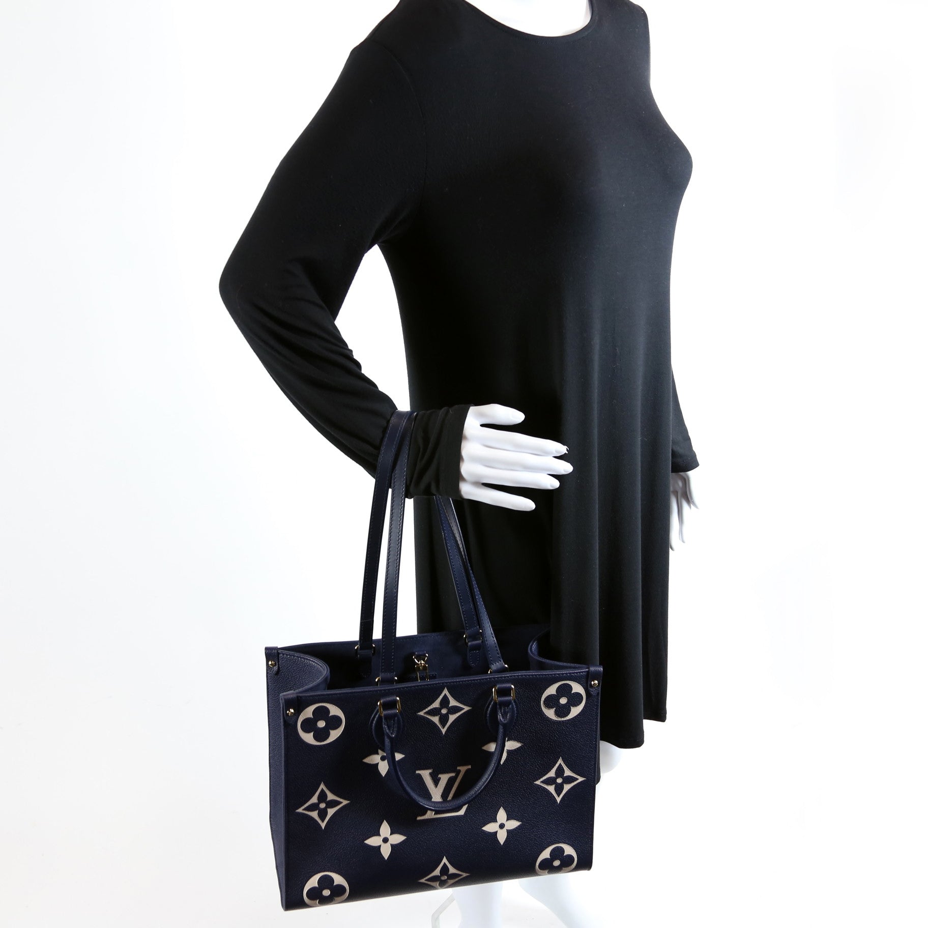 ONTHEGO MM Bicolor Empreinte Navy
