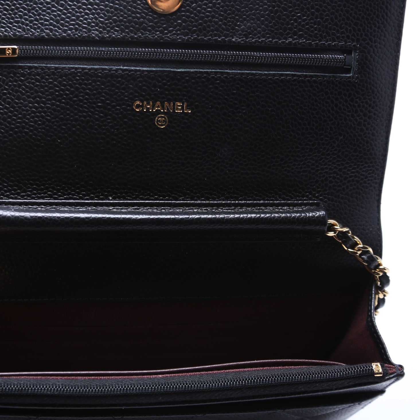 WOC Classic Quilted Caviar RFID Black