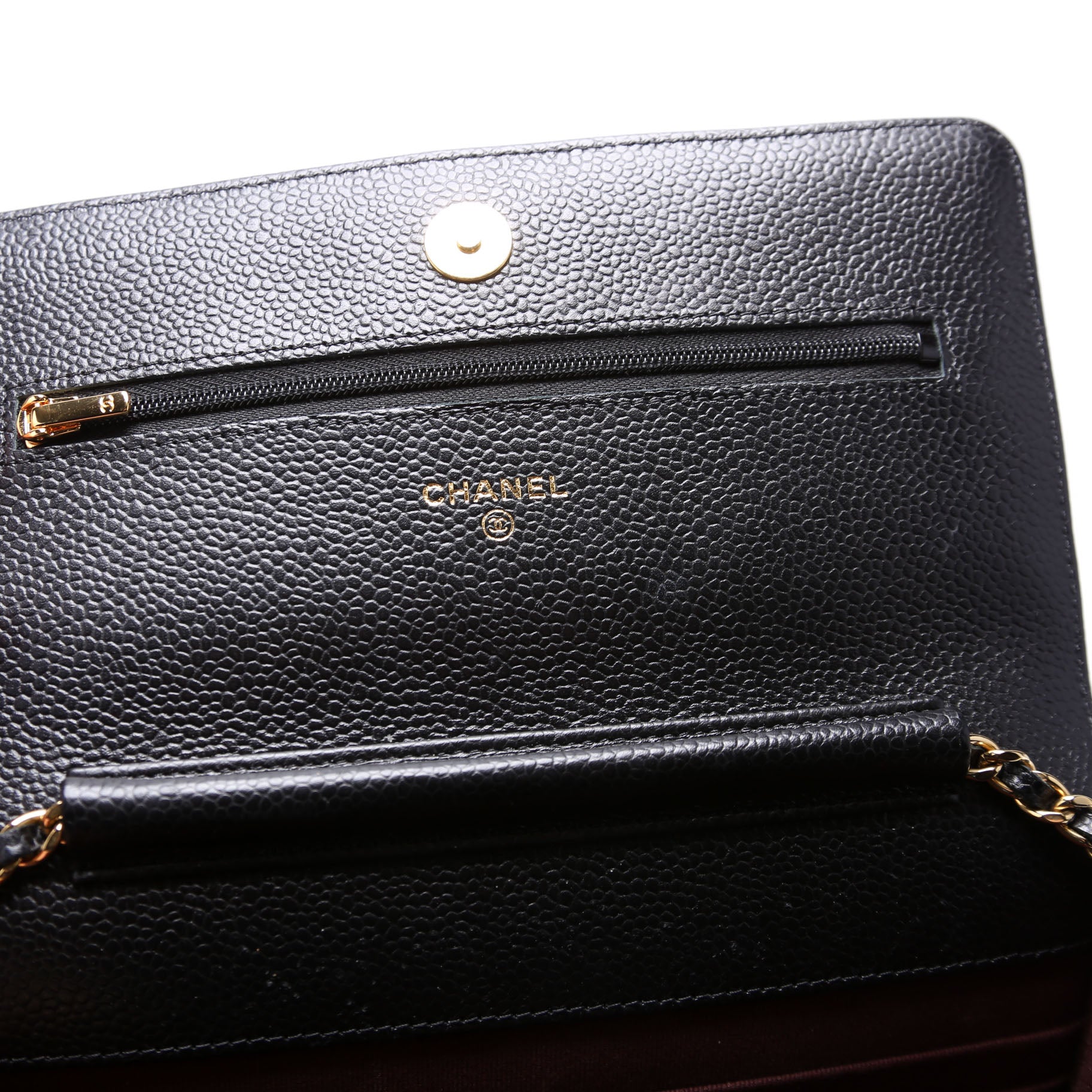 WOC Classic Quilted Caviar RFID Black