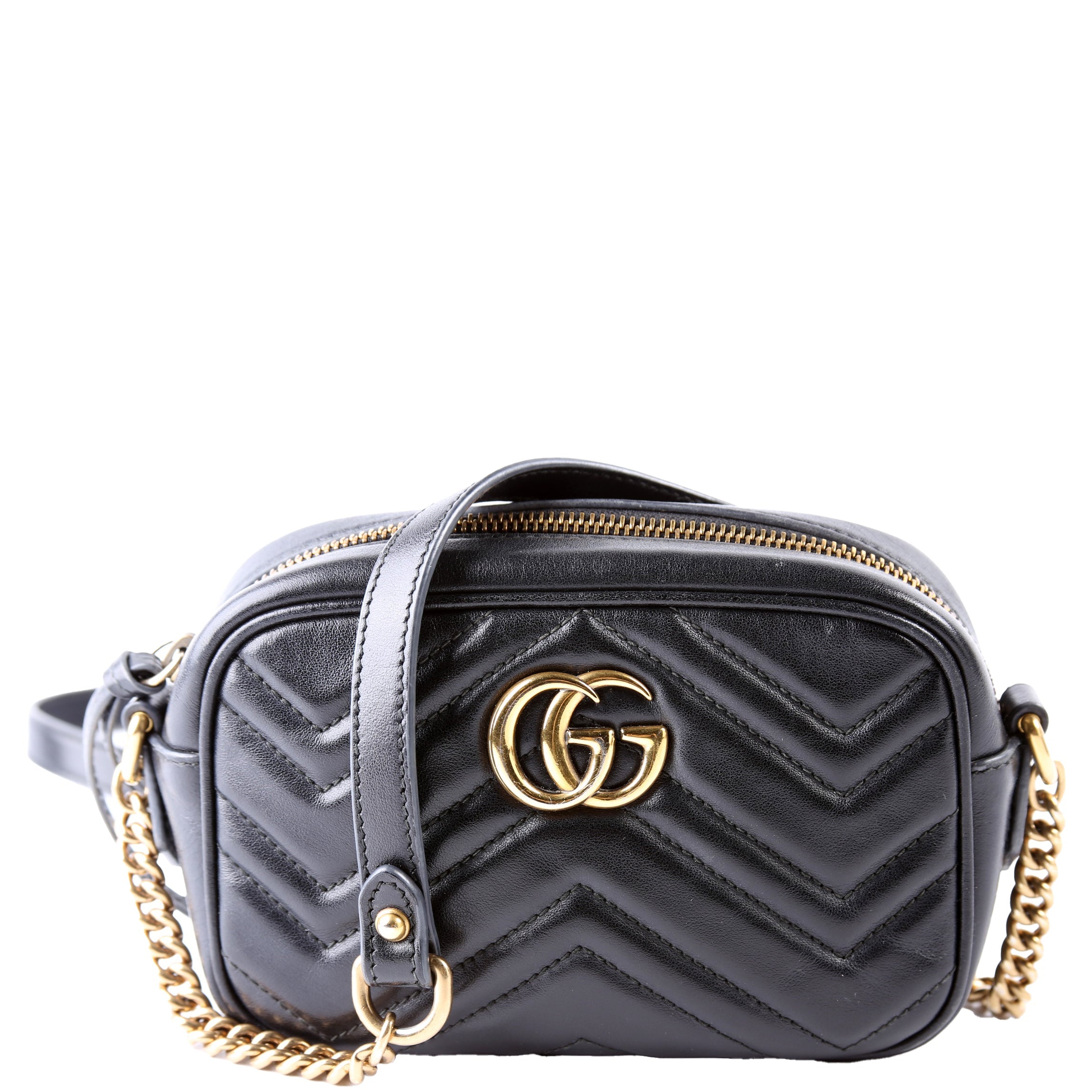 448065 Marmont Mini Camera Bag Black