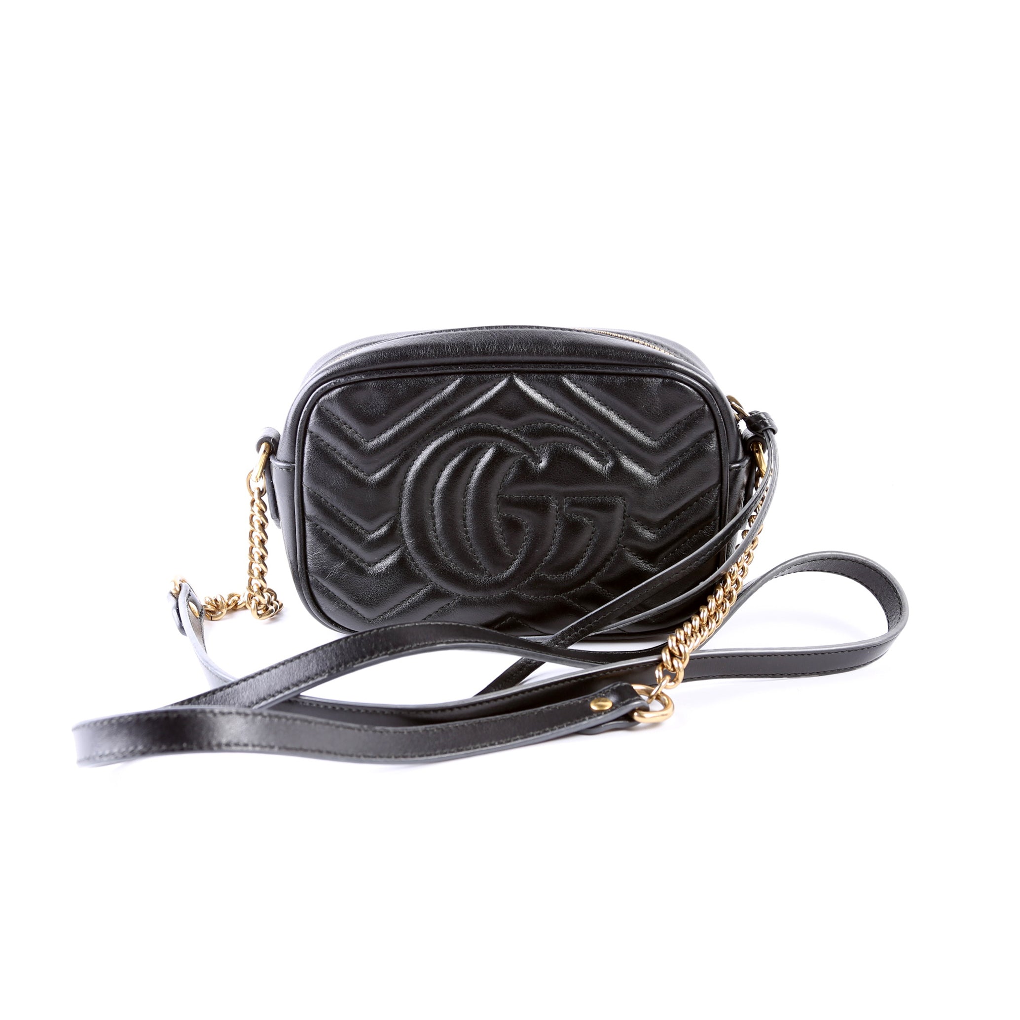 448065 Marmont Mini Camera Bag Black