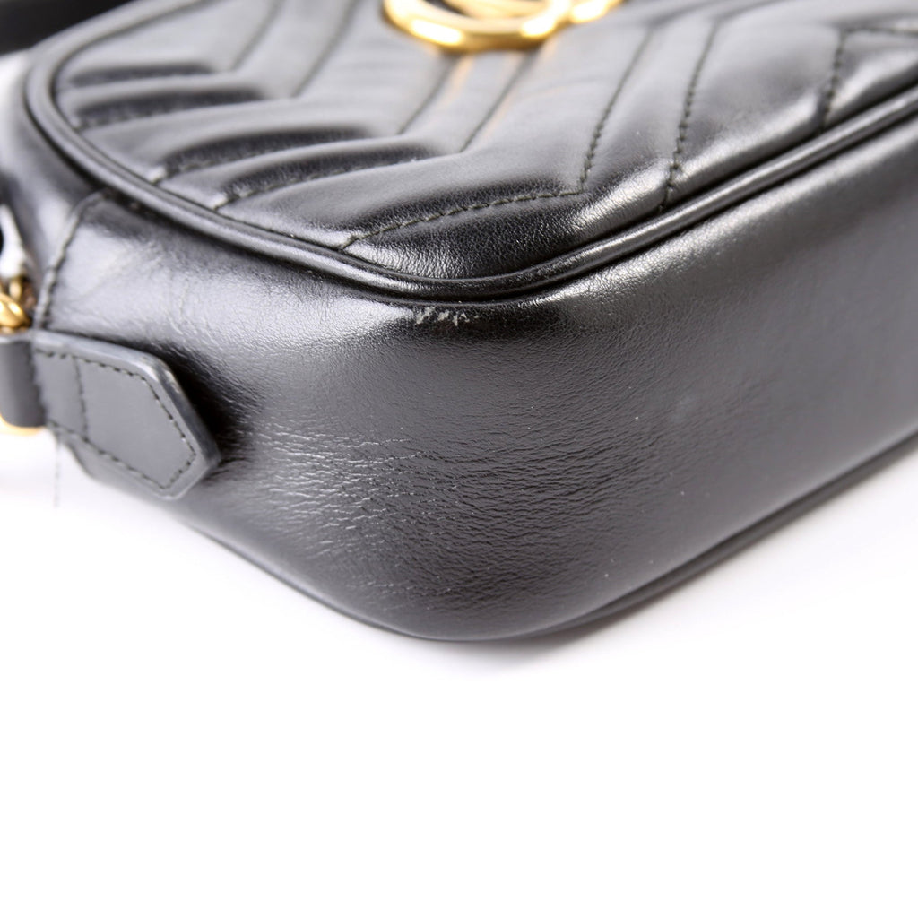 448065 Marmont Mini Camera Bag Black