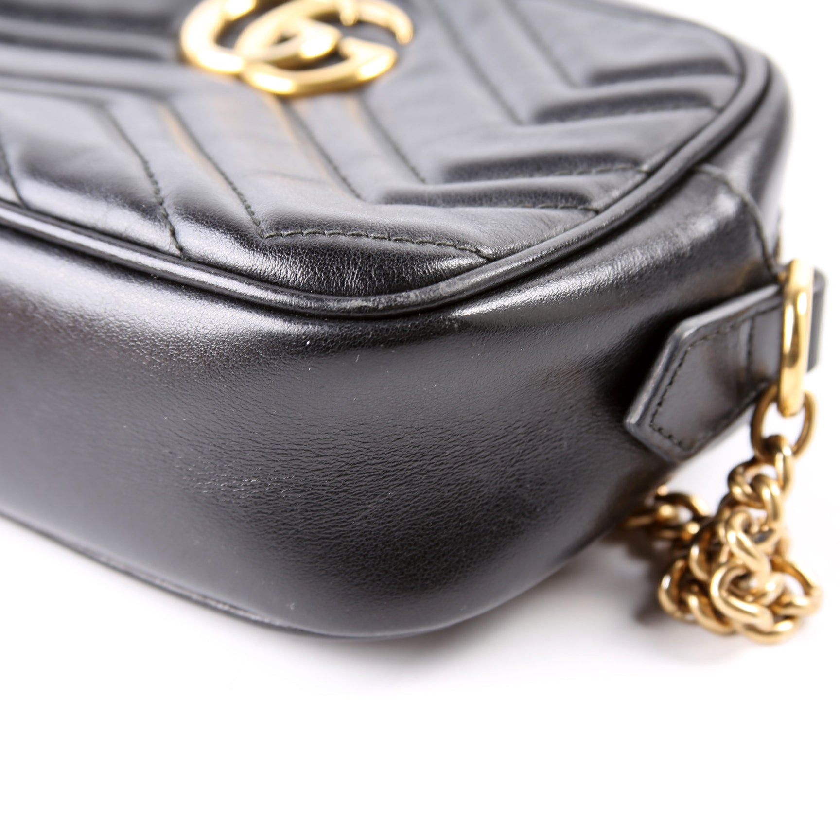 448065 Marmont Mini Camera Bag Black