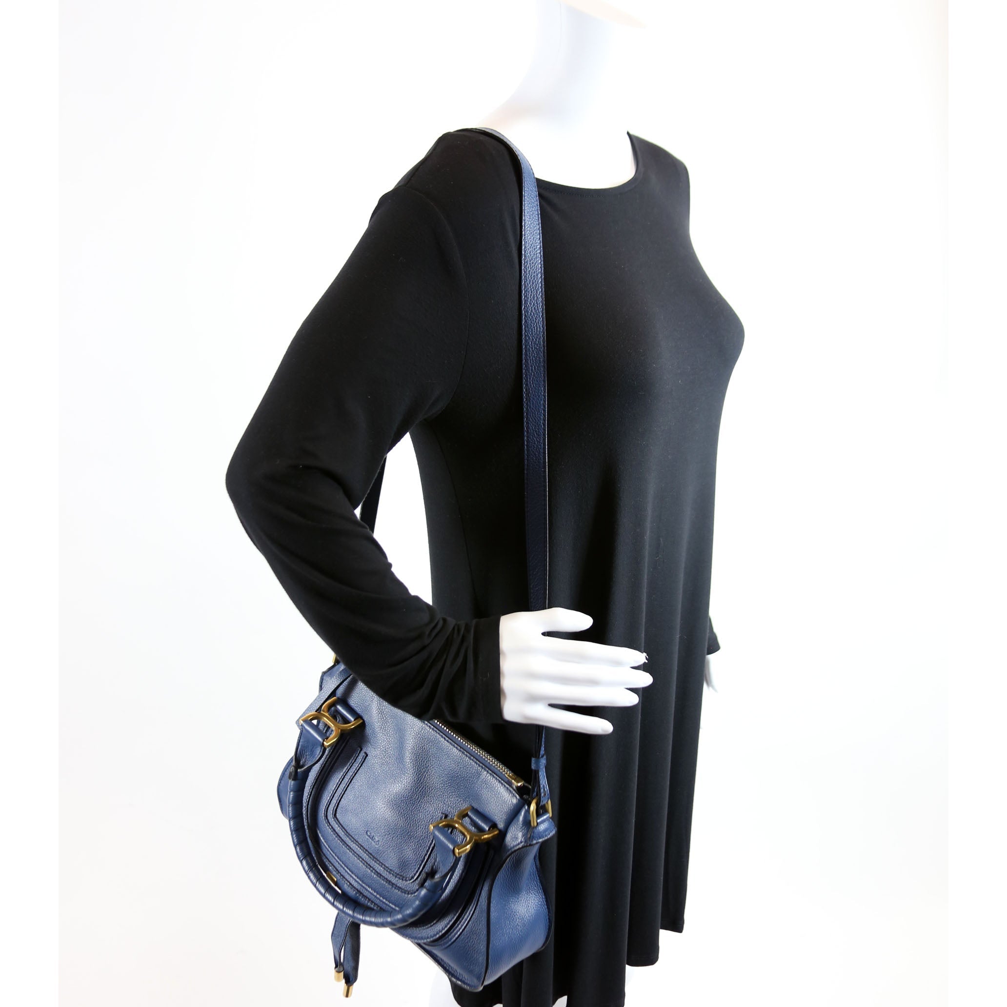 Marcie Small Double Carry Blue