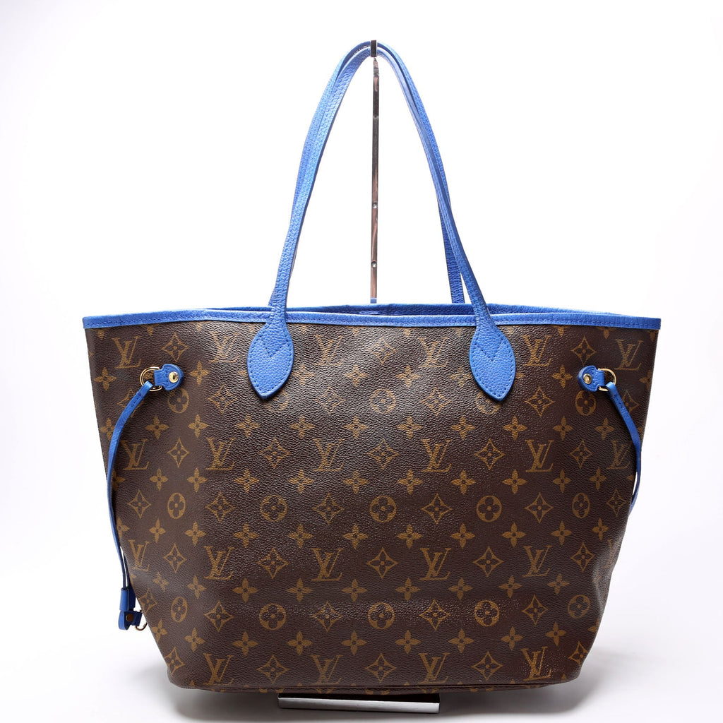 Neverfull MM Ikat Monogram Blue