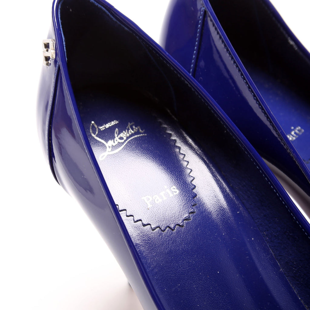Sporty Kate Patent 85MM Size 42 Blue
