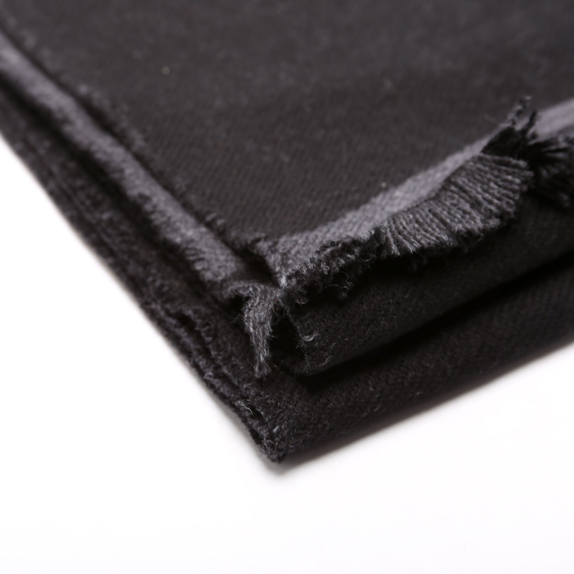 LV College League Fringe Wool Scarf Black